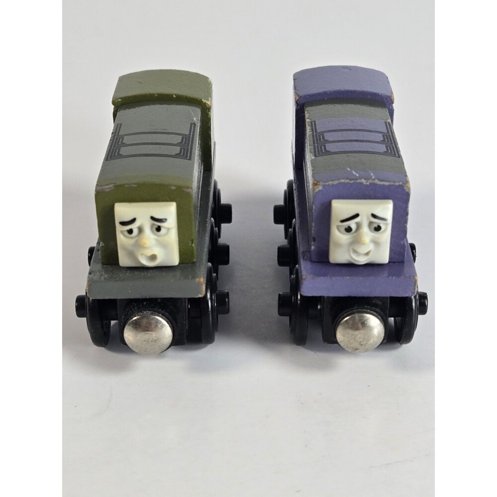 Thomas & Friends Wooden Railway Dodge & Splatter Learning Curve Train Pair